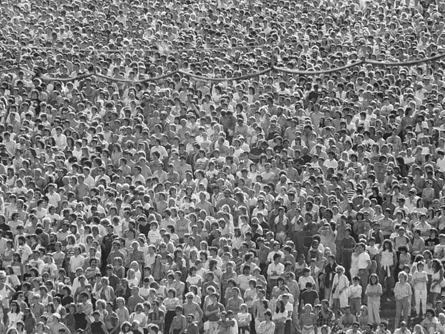 It was a hot day and it was packed," recalled YEP snapper Steve Riding who covered the concert.
