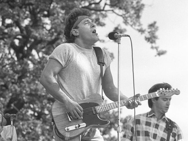 "I had to capture The Boss when he first came on stage and I just remember him singing those words: Born in the USA and the crowd just went wild. It was a great atmosphere," recalled Steve.