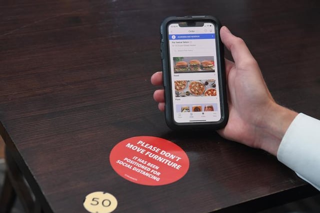 Customers will be encouraged to use the app to order