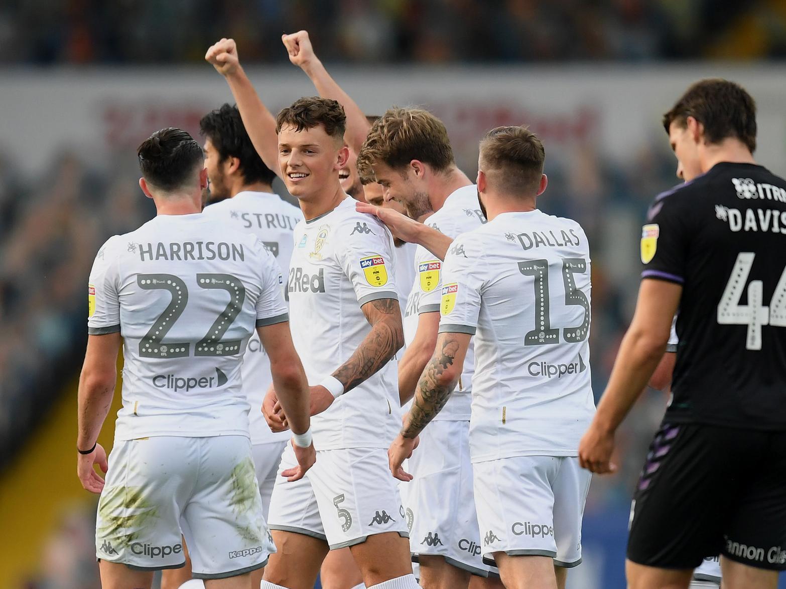 STAR MAN - Ben White was a stellar performer for Leeds United this season, on loan from Brighton and Hove Albion