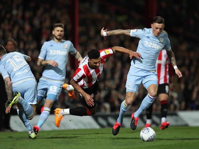 White had the highest pass accuracy of any Leeds player to have played 600+ minutes in the Championship.