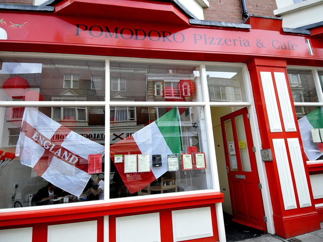 Pomodoro Pizzeria (Newborough, Pictured); Royal Tandoori (Queen Street); The Palm Court Hotel (St. Nicholas Cliff); Nabs at Northway (Northway); The Garden Shed(Victoria Road); Clark's Restaurant (Queen Street).