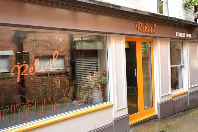 Relish Kitchen and Coffee Ltd (Waterhouse Lane, Pictured); Eat Me Cafe & Social (Hanover Road); Caravel Cafe (Blands Cliff); Molly's Fish and Chips (Eastborough); Bay View Coffee House (Foreshore Road); The Albert (North Marine Road).