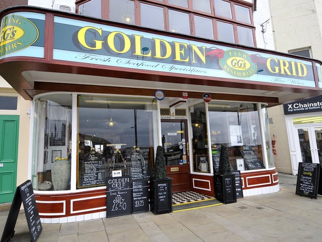 Golden Grid (Sandside, Pictured); Crown Spa Hotel (Esplanade); Winking Willys (Sandside); Princess Cafe (Sandside); The Cask Inn (Cambridge Terrace); Rivelyn Hotel (Crown Crescent).