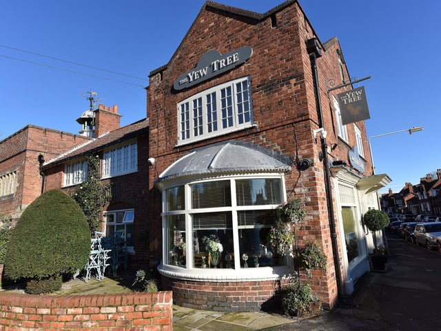 The Yew Tree (High Street, Pictured); Bloom Coffee & Bakery (Falsgrave Road); Pic-A-Dish Coffee Lounge & Restaurant (Falsgrave Road); Ivy by the Sea (Sandside); The Cordelia (Esplanade Road); Taylors Bar and Kitchen (Kepwick House).