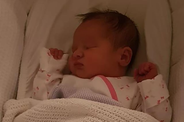 Amy Kenyon and Michael Hall from Penwortham welcomed little Fearne into their family on July 26, 2020 weighing 7lb 5oz.