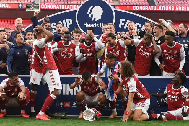 Top four finish: 9-2. Top six finish: 5-6. Top half finish: 2-17.
Odds for relegation: 250-1.
Photo by Stuart MacFarlane/Arsenal FC via Getty Images.