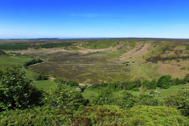 With plenty of parking, the Hole of Horcum offers a fabulous walk and great scenery