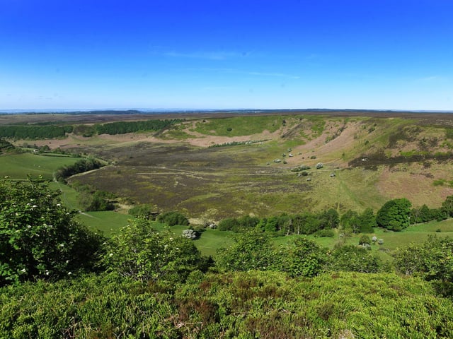 With plenty of parking, the Hole of Horcum offers a fabulous walk and great scenery