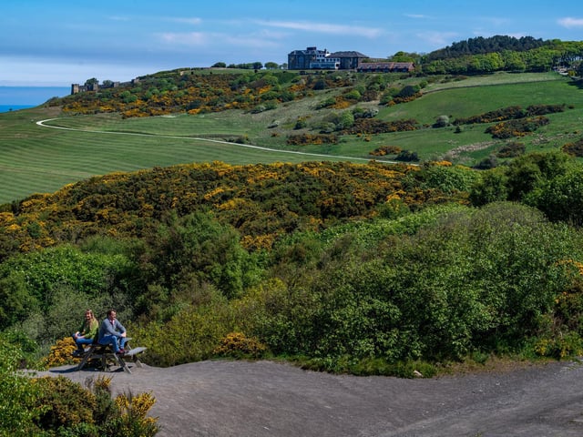 The Cinder Track between Whitby and Scarborough offers plenty of great places to pause and enjoy the peace like Ravenscar (pictured).