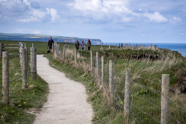 The paths of the Cleveland Way as it passes through Scarborough takes in some beautiful views of the coast and encounters lesser visited beaches at Cloughton and Burniston.