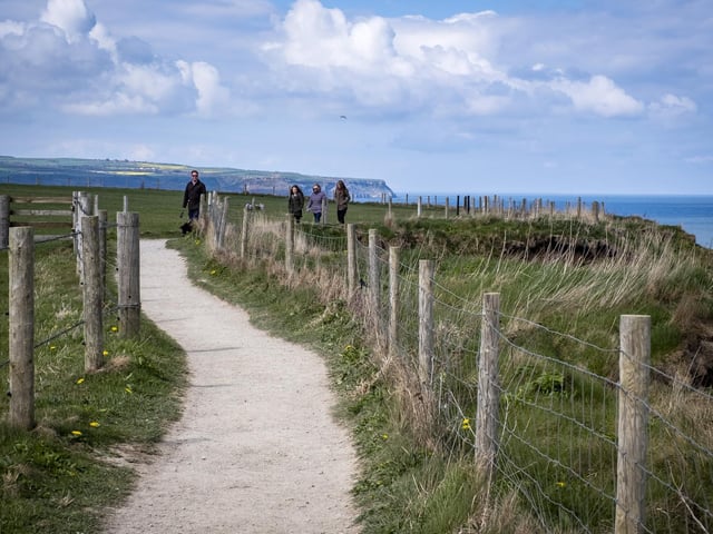 The paths of the Cleveland Way as it passes through Scarborough takes in some beautiful views of the coast and encounters lesser visited beaches at Cloughton and Burniston.