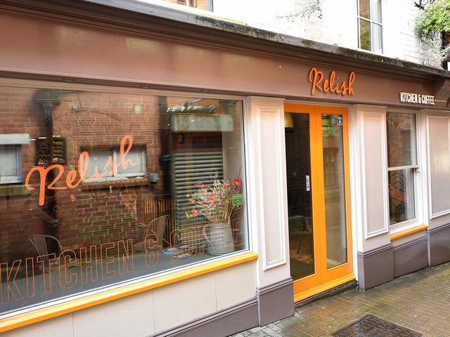 Relish Kitchen and Coffee Ltd, (Waterhouse Lane, Pictured); Mister Milos, (Westborough); Wackers, (Vernon Road); Janssons Deli, (Aberdeen Walk); Walkers of Bar Street, (Bar Street); Esquires Coffee, (Brunswick Shopping Centre).