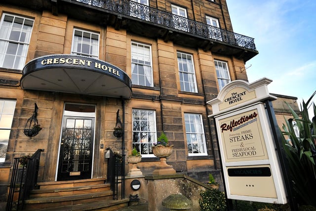 The Crescent Hotel, (Belvoir Terrace, Pictured); The Conservatory coffee shop, (Newborough); Mojos Music Cafe, (Victoria Road); Royal Hotel Scarborough, (St Nicholas Street); Il Piatto Italiano, (Harcourt Place); Rendezvous Cafe, (Northway).