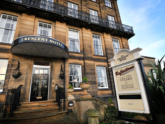 The Crescent Hotel, (Belvoir Terrace, Pictured); The Conservatory coffee shop, (Newborough); Mojos Music Cafe, (Victoria Road); Royal Hotel Scarborough, (St Nicholas Street); Il Piatto Italiano, (Harcourt Place); Rendezvous Cafe, (Northway).