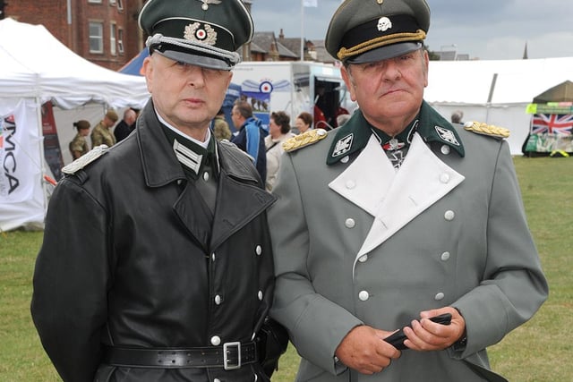 John Carpenter (left) and Mike Reid as German officer