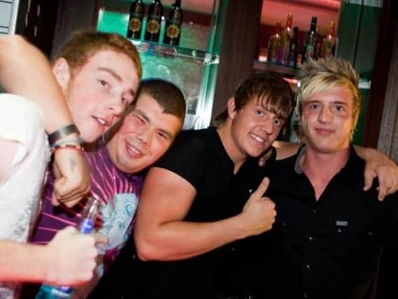 Nathan, Shane Tom and Danny at Bar Fusion in 2010.