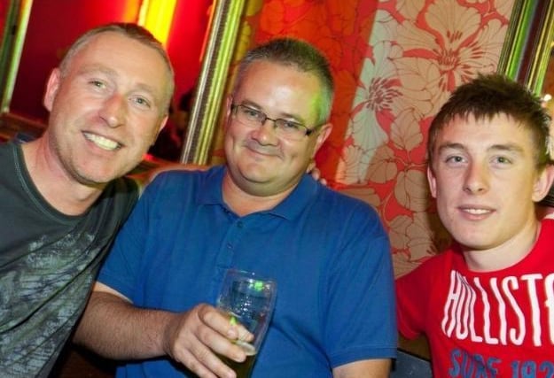 John, Chris and Jordan at the Glassroom in 2010.