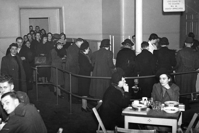 The British Restaurant opened in 1942 in the Crypt of the Town Hall. It was also known as Civic Restaurant and the Central Restaurant providing up to 1,000 meals a day.