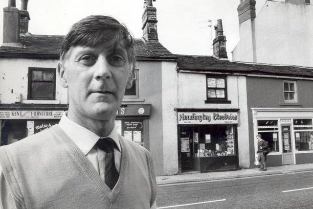 This shopkeeper was battling to save a piece of history. Edward Shedlrake was fighting plans to demolish a block of shops on Otlery Road and build a new parade with shops and offices.