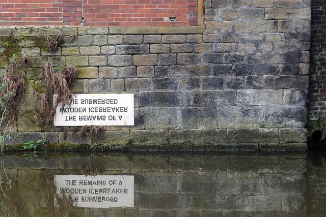 Have you spotted this sign at the side of the Leeds and Liverpool Canal?