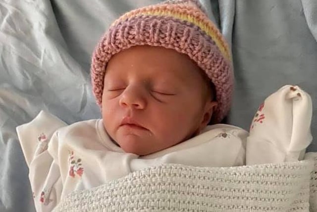Baby Zara Maria Boyle, born 15th August at 11.03pm, weighing 5lb 5oz, to parents Jamie Lea Kenny and Stephen Boyle.