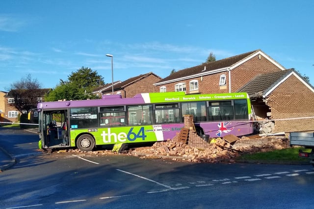 The Connexions bus crashed at around 7.10am.