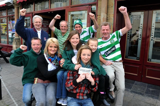 Scarborough Celtic Supporters' Club donate £300 to the Candlelighter Childrens Cancer charity.