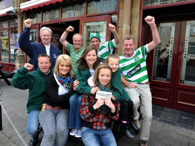 Scarborough Celtic Supporters' Club donate £300 to the Candlelighter Childrens Cancer charity.