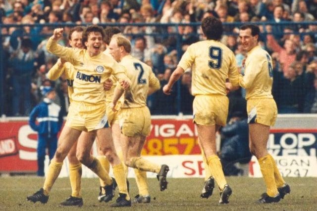FA Cup quarter final action from Springfield Park as Micky Adams and John Stiles wrote their names into Elland Road folklore.