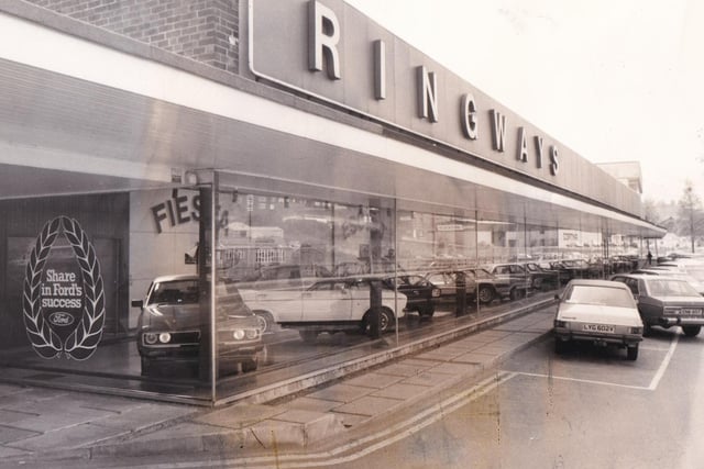 The Ringways showroom at Wortley in west Leeds pictured in May 1980.