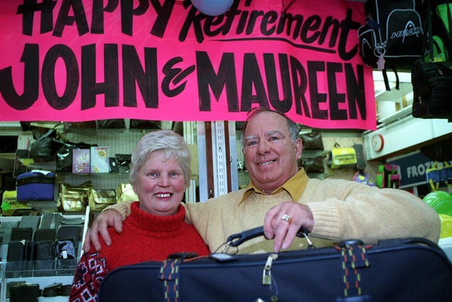 Kirkgate Market shoppers said a fond farewell to stallholders John and Maureen Benton.