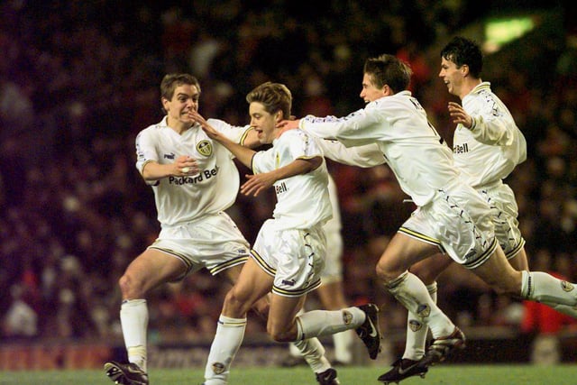 Alan Smith scored on his debut after coming off the bench at Anfield. The Whites won 3-1.