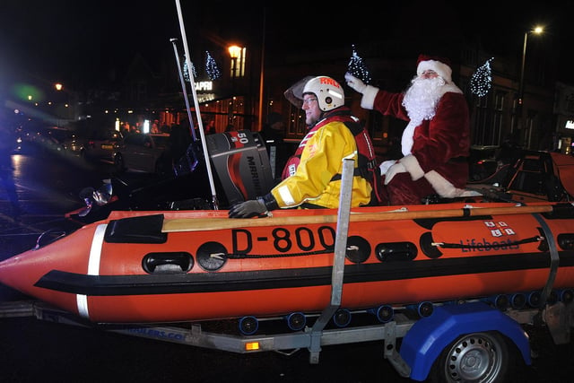 Father Christmas and the RNLI in 2016