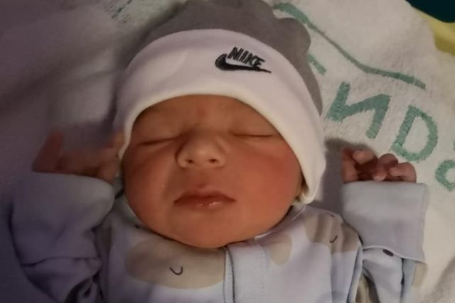 Kyran JJ Wilson born at Royal Preston Hospital on October 15 weighing 7lbs 9oz