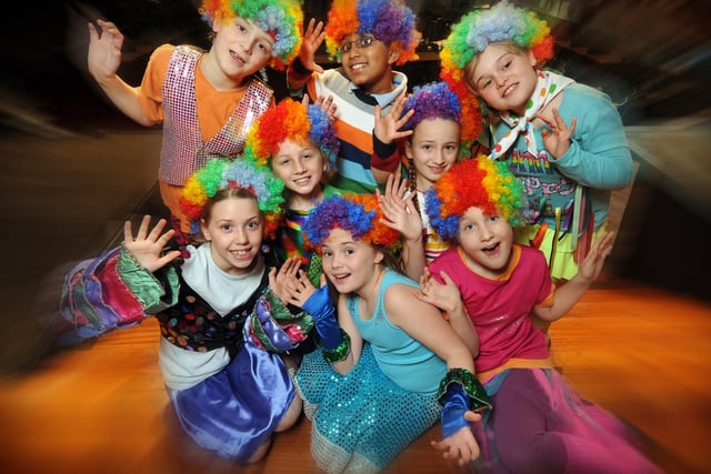 Scarborough Stagecoach Theatre Arts youngsters get ready for a world record simultaneous show attempt.