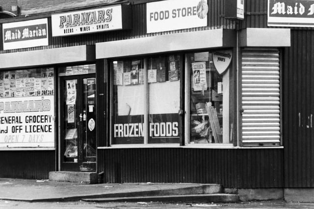 Parmars Food Store pictured in November 1982.