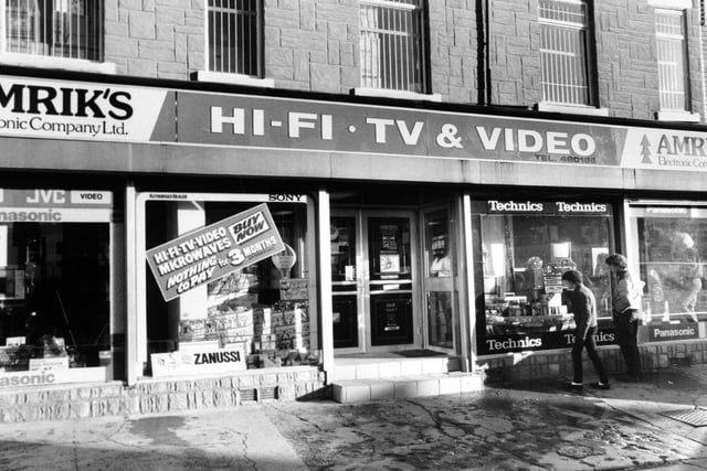 A Harehills retail institution. Amirk's pictured in December 1986.