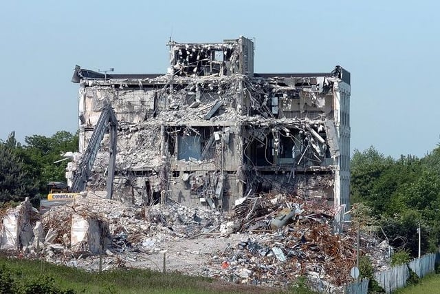 The former Sharoe Green Hospital in Fulwood was demolished in 2006