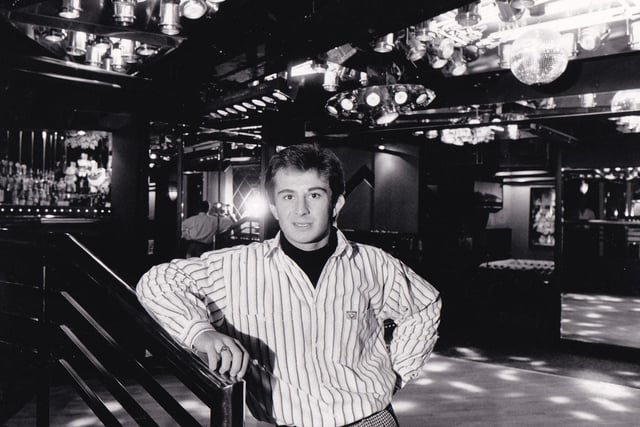Did you dance the night away at Digbys on York Place back in the day? Pictured is club promotions manager Robert Cohen in October 1987.