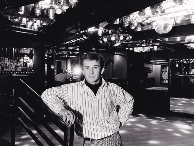 Did you dance the night away at Digbys on York Place back in the day? Pictured is club promotions manager Robert Cohen in October 1987.