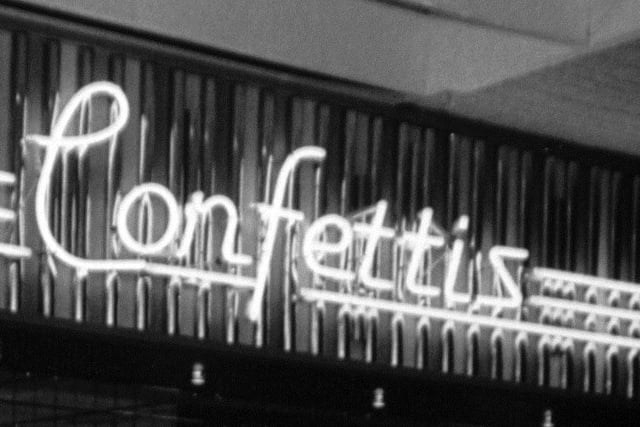 Confettis nightclub proved popular when it opened at the Merrion Centre in November 1987.