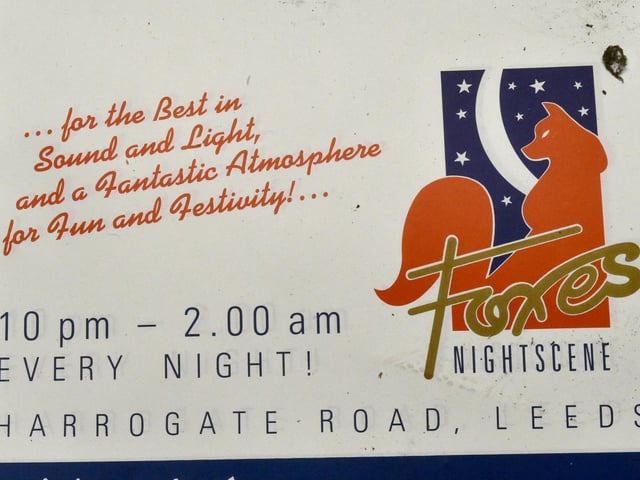 This nightclub on Harrogate Road in Chapel Allerton was a popular after-dark destination for the city’s revellers during the 1980s.
