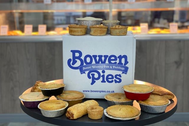 Bowen Pies, Chorley Road, Adlington, Chorley
Based in Adlington, Bowen Bakeries Ltd offer traditional, home-made pies and puddings that are not only totally tasty but are award-winning too.
They started making pies in 1994 from a butcher’s shop and today we offer a wide choice of mouth-watering products.
Bowen pies are individually made according to their secret recipes, some of which are over 30 years old and they offer a full range of traditional favourites, from the best-selling potato and meat pies to steak puddings.
Visit the website at https://www.bowenpies.co.uk/ for more information and to view their products.