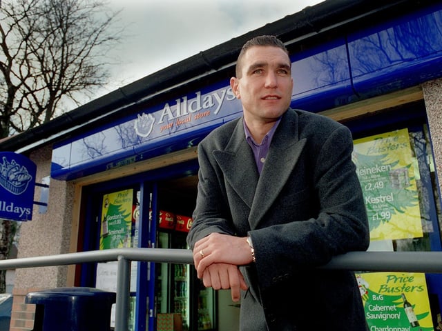 Former Leeds United star Vinne Jones was back in the city to open the new Alldays food store on Otley Road at Adel.