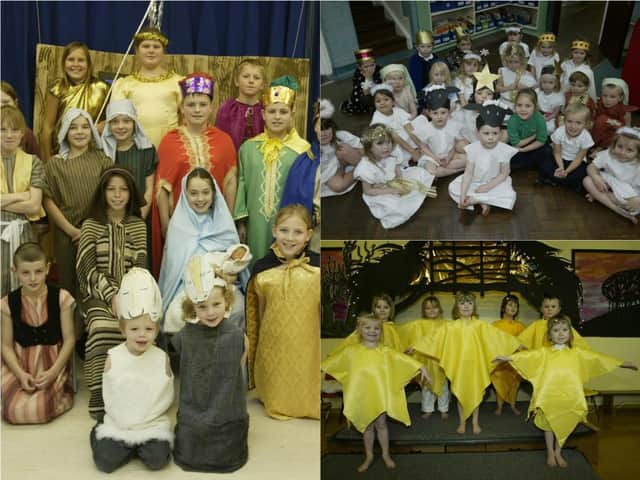 38 photos looking back at Christmas nativities in Calderdale in 2003, 2004 and 2005