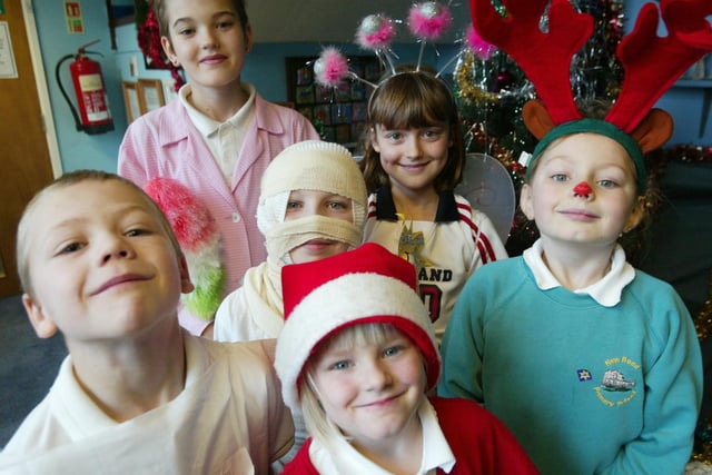 Children from the New Road Primary School nativity play, Sowerby Bridge back in 2004.