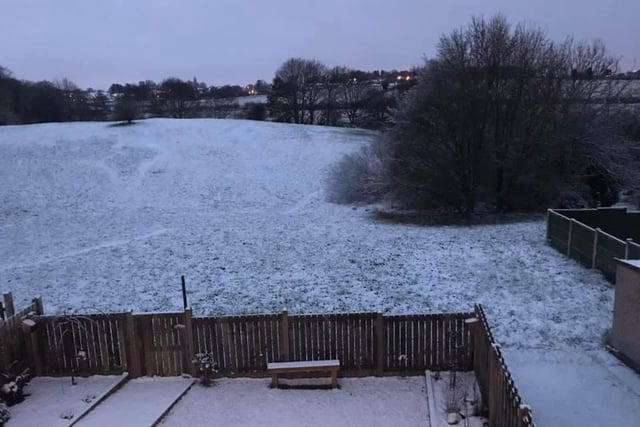 Tracey Taylor captured this shot of snowy fields in Thorpe Audlin.