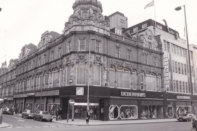 Is this the Debenhams you remember? Pictured in February 1981.