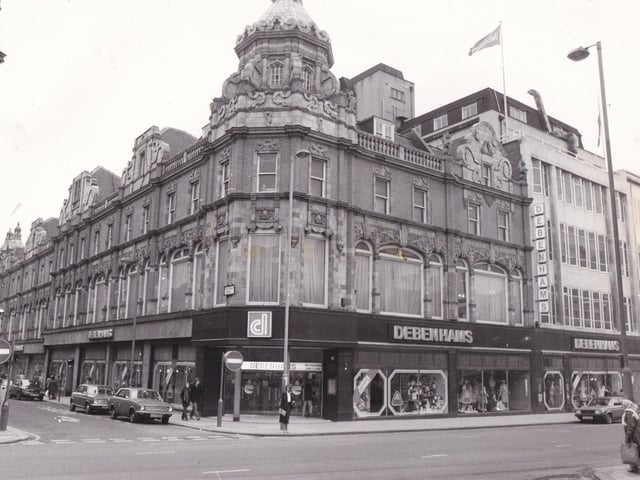 Is this the Debenhams you remember? Pictured in February 1981.